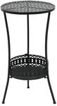 vidaXL Bistrotisch Schwarz 40x70cm Metall 245939