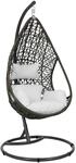 greemotion H&auml;ngesessel Kuba Stahl/Rattan Schwarz
