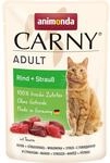 Carny Katzen-Nassfutter Adult Rind und Strau&szlig; 85 g