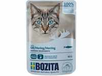 Bozita Katzen-Nassfutter Pouch HiS Hering für Katzen 85 g