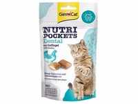 GimCat Katzen-Snack Nutri Pockets Dental mit Geflügel 60 g