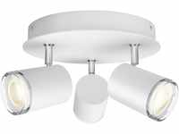 Philips Hue Spot 3-flg. White Ambiance Adore Weiß 3 x 250 lm inkl. Dimmer