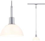 Paulmann URail Pendel Sarrasani Chrom matt, Opal max. 20W E14 ohne Leuchtmittel