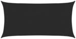 vidaXL Sonnensegel 160 g/m&sup2; Schwarz 3x6 m HDPE 311735