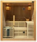 Dewello Finnische Traditionelle Sauna Sarnia 180cm x 140cm 2-4 Personen 6 KW Harvia