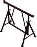 Schake Faltger&uuml;stbock Compact S 1,2 m x 1,30 m Braun