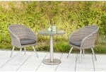 Merxx Boulevard Set 3-tlg. 2 Sessel inkl. Kissen Gartentisch &Oslash; 65 cm