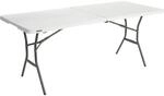 Lifetime Klapptisch Rechteckig Wei&szlig; 183 cm x 76 cm