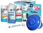 Bayzid Pool Starterset 7tlg Wasserpflege durch Chlor Ph Minus und Multitabs