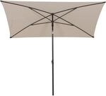 Siena Garden Marktschirm City 210 cm x 140 cm Natur mit Schieber