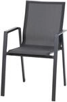 Siena Garden Stapelsessel Reno 65 cm x 56 cm x 88 cm Matt-Anthrazit