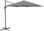Svita Ampelschirm Sonnenschirm Alu Dreh Schwenk Schirm Garten Terrasse Grau