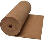 Korkrolle 500 cm x 50 cm x 0,4 cm Braun