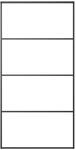 vidaXL Schiebet&uuml;r Aluminium und ESG Glas 102,5x205 cm Schwarz 149481