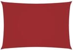 vidaXL Sonnensegel Oxford-Gewebe Rechteckig 3x6 m Rot 135653