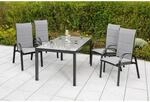 Merxx Marini Set 5-tlg. Gartentisch 150 x 90 cm