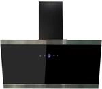Respekta Dunstabzugshaube CH89090S Kopffrei 90 cm Schwarz