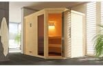 Weka Designsauna Cubilis 3 Rundumsorglospaket Saunaleuchtenset