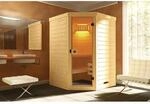 Weka Massivholz-Elementsauna Laukkala 1 Saunaleuchtenset