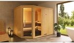 Weka Element-Ecksauna Varberg 4 o. OfenGlast&uuml;r/Fenster