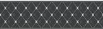 A.S. Cr&eacute;ation Borte selbstklebend Geometrisch 5 m x 17 cm Schwarz-Grau