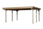 Weka Flachdach-Doppelcarport 616 500 x 500 cm