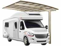 Ximax Runddach-Einzelcarport Portoforte Caravan Typ 60 Standard Edelstahl-Look