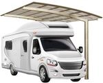 Ximax Runddach-Einzelcarport Portoforte Caravan Typ 60 Standard Edelstahl-Look