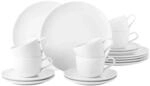 Seltmann Weiden Liberty Wei&szlig; Kaffeeservice 18-teilig