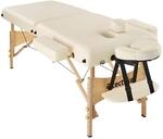 Tectake 2 Zonen Massageliege Set Suman Breite 59 cm Polsterung 7 5 cm Inklusive