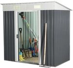 Home Deluxe Ger&auml;teschuppen Bohio M 195 cm x 121 cm x 180 cm Anthrazit