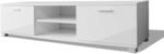 vidaXL TV-Schrank Hochglanz-Wei&szlig; 140x40,5x35 cm 243043