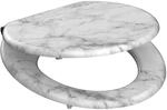 Sch&uuml;tte WC-Sitz MDF Marmor Stone mit doppelter Absenkautomatik
