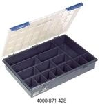 Raaco Sortimentskasten B 338 X T 261 X H 57 Mm 15 F&auml;cher Transparent Dunkelblau
