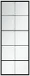 vidaXL Wandspiegel Schwarz 100x40 cm Metall 342208