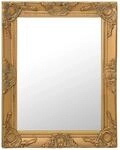 vidaXL Wandspiegel im Barock-Stil 50x60 cm Golden 320317