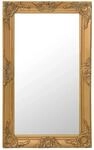 vidaXL Wandspiegel im Barock-Stil 50 x 80 cm Golden 320321