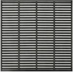 vidaXL Lamellenzaun WPC 180x180 cm Dunkelgrau 318108