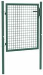 vidaXL Zauntor Stahl 100 x 75 cm Gr&uuml;n 145732