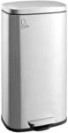 Svita TQ30 M&uuml;lleimer 30L Treteimer Abfallbeh&auml;lter Softclose Deckel Silber