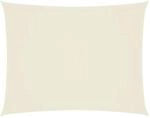 vidaXL Sonnensegel Oxford-Gewebe Rechteckig 2x3,5 m Creme 135201