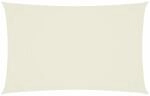 vidaXL Sonnensegel Oxford-Gewebe Rechteckig 2x4,5 m Creme 135203