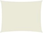 vidaXL Sonnensegel Oxford-Gewebe Rechteckig 2,5x4 m Creme 135207