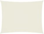 vidaXL Sonnensegel Oxford-Gewebe Rechteckig 3x4,5 m Creme 135211