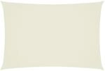 vidaXL Sonnensegel Oxford-Gewebe Rechteckig 3x5 m Creme 135212