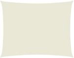 vidaXL Sonnensegel Oxford-Gewebe Rechteckig 3,5x4,5 m Creme 135214