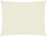 vidaXL Sonnensegel Oxford-Gewebe Rechteckig 3,5x5 m Creme 135215