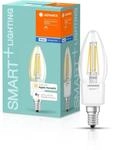 Ledvance Smart+ Bluetooth LED-Lampe klassische Kerzenform Filament klar E14/4W