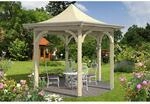 Skan Holz Pavillon Versailles Leimholz 418 cm x 360 cm Natur