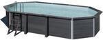 Gre Composite Pool Avantgarde Oval 664 cm x 386 cm x 124 cm m. Beleuchtung